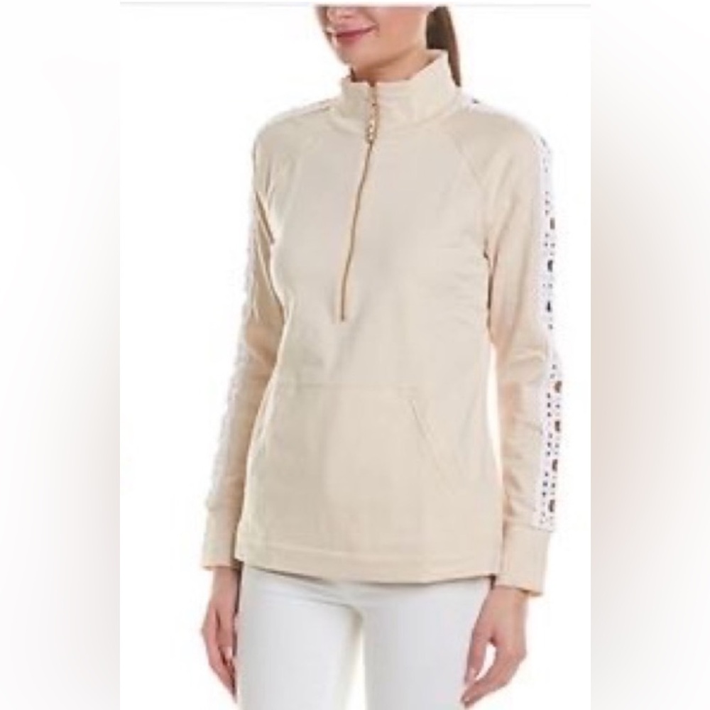 NWT Lily Pulitzer Skipper Popover quarter zip